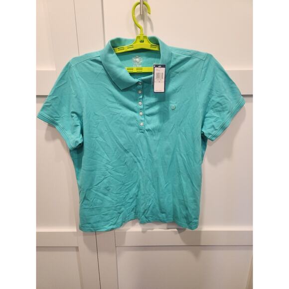 Izod Polo Shirt NWT Mens XL Blue Short Sleeve Golf Preppy Dad Classic Athleisure - Picture 1 of 9